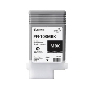 Canon Druckerpatrone PFI-103MBK, Matte Black/Mattschwarz, 2211B001, Kapazität: 130 ml, - 0