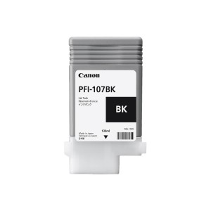 Canon Druckerpatrone PFI-107BK Black, 6705B001, Kapazität: 130 ml, 2023 - 0
