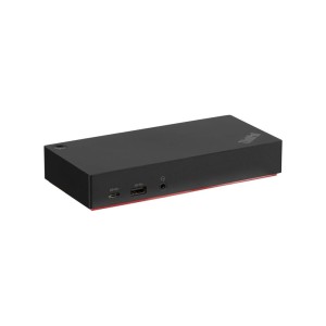 Lenovo USB-C Dock Gen2 40AS, USB-C Dockingstation, HDMI, DP, LAN, Audio, schwarz - 0