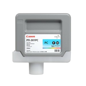 Canon Druckerpatrone PFI-301PC, Photo Cyan, 1490B001, Kapazität: 330 ml - 0