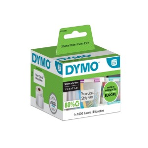 DYMO S0722540 / 11354 Labelwriter Mehrzwecketiketten 32 x 57 mm, weiß, 1 Rolle á 1000 Stück - 1
