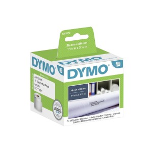 DYMO 1983172 Labelwriter große Adressetiketten 36 x 89 mm, weiß, 1 Rolle á 260 Stück - 1