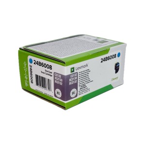 Lexmark Color Toner C2132, XC2130, XC2132, 24B6008, Cyan, Kapazität: ca. 3.000 Seiten - 0