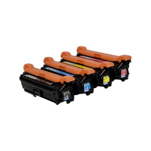 HP Toner Set 504X Black + 504A Cyan Yellow Magenta CE250X CE251A CE252A CE253A (Umpackware) - 0