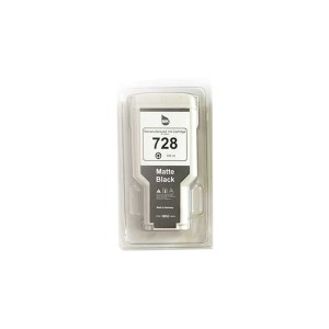 Druckerpatrone Nr. 728, Matte Black, remanufactured, 300 ml - Nr. 728 matte black remanufactured 300 ml
