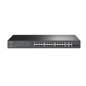 TP-Link Omada JetStream TL-SL2428P 24-Port Gigabit Smart Switch mit 24-Port PoE+ - 0