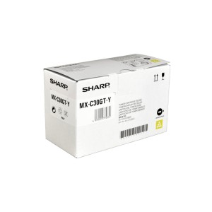 SHARP Color Toner MX-C250, MX-C300, MX-C301, MX-C30GT-Y, Yellow, Kapazität: ca. 6.000 Seiten - 0