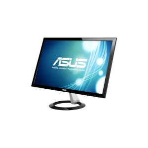 Asus VX238T 23 Zoll Full HD Monitor (58,4cm), VGA, DVI, 5ms, schwarz/silber - 1