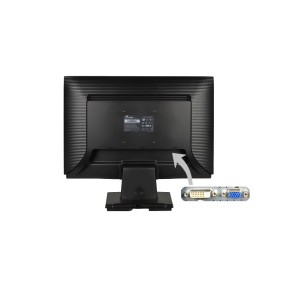 Videoseven D22W12A-E5 22 Zoll Monitor (55,9 cm), 5ms, 16:10, VGA, DVI, schwarz - 2