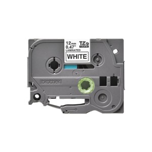 Brother P-touch Schriftbandkassette TZe-231, 12 mm x 8 m, laminiert, schwarz auf weiß - 1