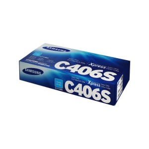 Samsung Color Toner CLT-C406S, ST984A, Cyan, Kapazität: ca. 1.000 Seiten - 0