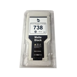 Druckerpatrone Nr. 738, Matte Black, remanufactured, 300 ml - 0
