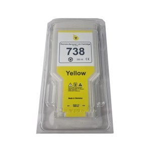 Druckerpatrone Nr. 738, Yellow, remanufactured, 300 ml - Nr. 738 yellow remanufactured 300 ml