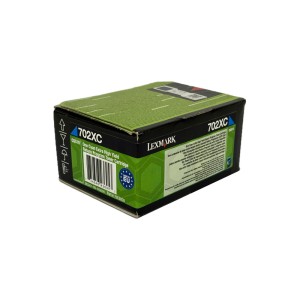 Lexmark Color Toner CS510, 70C2XC0, 702XC, Cyan, Kapazität: ca. 4.000 Seiten - 0