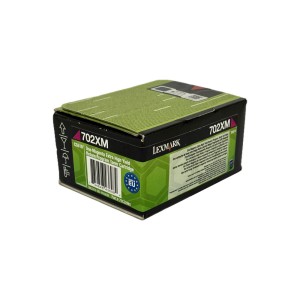 Lexmark Color Toner CS510, 70C2XM0, 702XM, Magenta, Kapazität: ca. 4.000 Seiten - 0