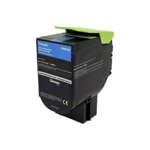 Lexmark Color Toner C2132, XC2130, XC2132, 24B6008, Cyan, Kapazität: ca. 3.000 S. (Umpackware) - 0