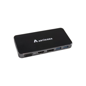 Articona 4K 100 W USB-C Docking 4382189, Dockingstation, HDMI, DisplayPort, VGA - 0