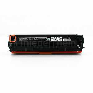 HP Color Toner CE320A, 128A, Black, Kapazität: ca. 2.000 Seiten (Umpackware) - 0