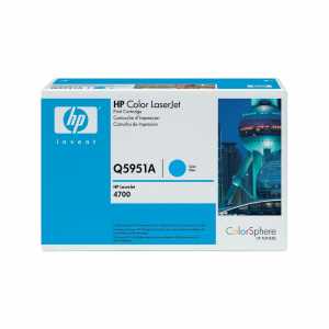 HP Color Toner Q5951A, 643A, Cyan, Kapazität: ca. 10.000 Seiten - 0