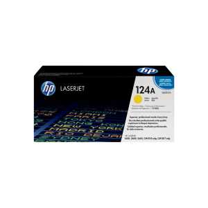 HP Color Toner Q6002A, 124A, Yellow, Kapazität: ca. 2.000 Seiten - 1