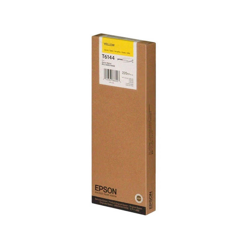Epson Druckerpatrone T6144 Yellow, C13T614400, Kapazität: 220 ml, 2025 Epson Druckerpatrone T6144 Yellow, C13T614400, Kapazität: 220 ml, 2025