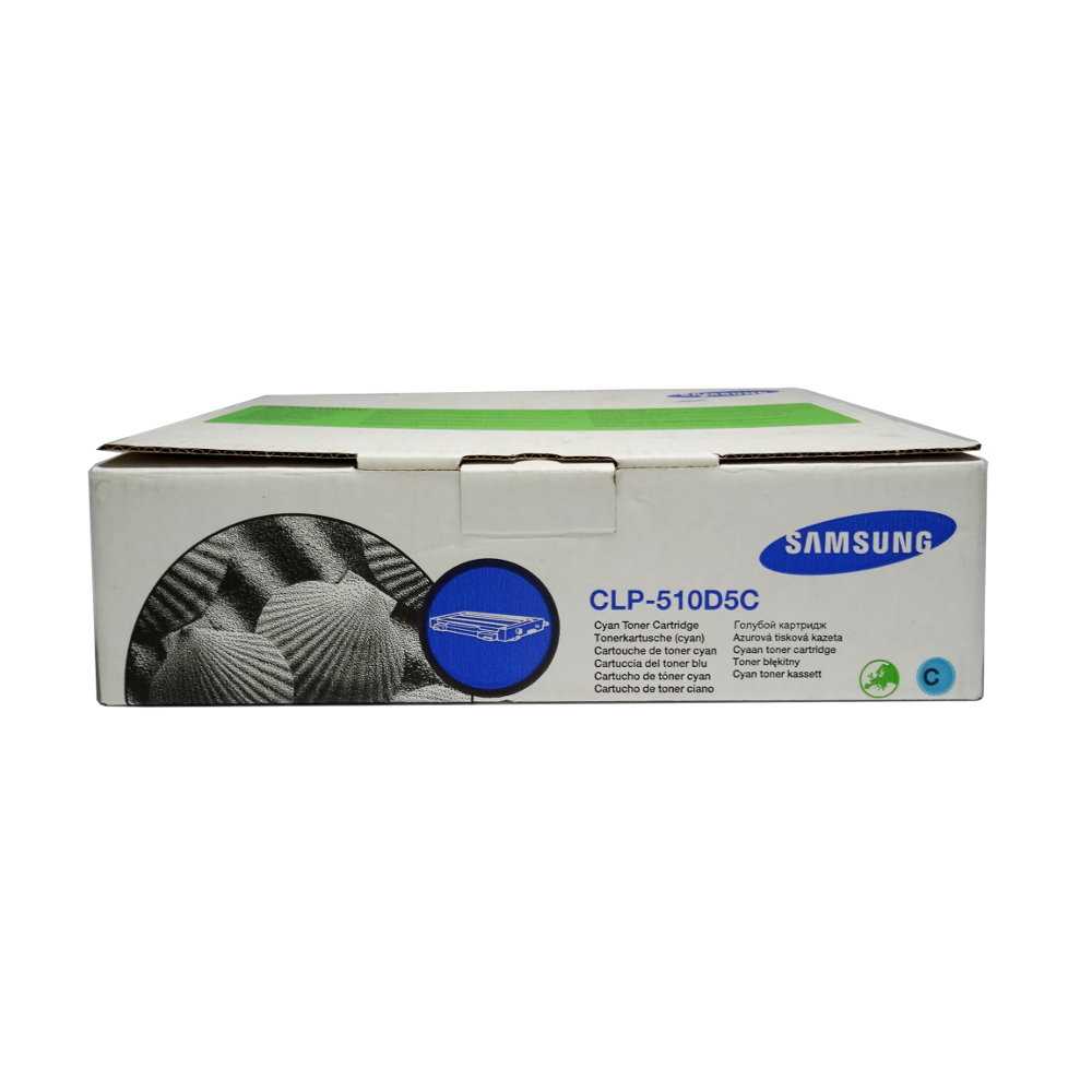 Samsung Color Toner CLP-510D5C, Cyan, Kapazität: ca. 5.000 Seiten Samsung Color Toner CLP-510D5C, Cyan, Kapazität: ca. 5.000 Seiten
