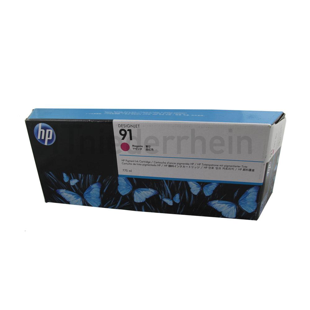 HP Druckerpatrone Nr. 91 Magenta C9468A Kapazität 775ml 2017 HP Druckerpatrone Nr. 91 Magenta C9468A Kapazität 775ml 2017