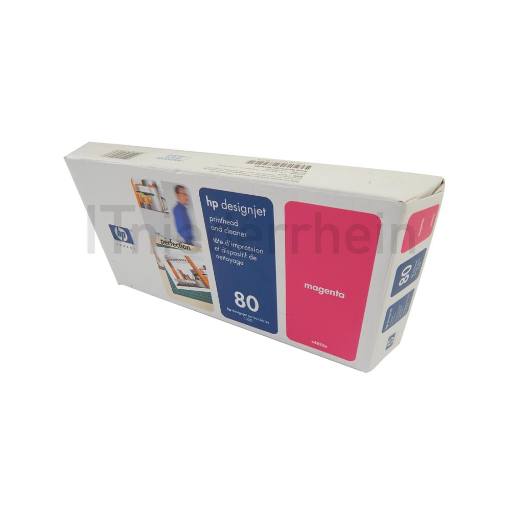 HP Druckkopf & Reiniger Nr. 80 Magenta C4822A Designjet 1000 Series 2012-2013 HP Druckkopf & Reiniger Nr. 80 Magenta C4822A Designjet 1000 Series 2012-2013