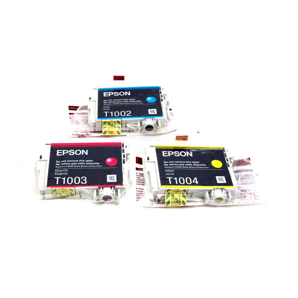 Epson T1006 Multipack 3-farbig (C13T10064010) Epson T1006 Multipack 3-farbig (C13T10064010)