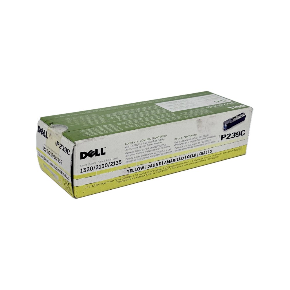 Dell Color Toner 1320, 2130, 2135, P239C, 593-10318, Yellow, Kapazität: ca. 1.000 Seiten Dell Color Toner 1320, 2130, 2135, P239C, 593-10318, Yellow, Kapazität: ca. 1.000 Seiten