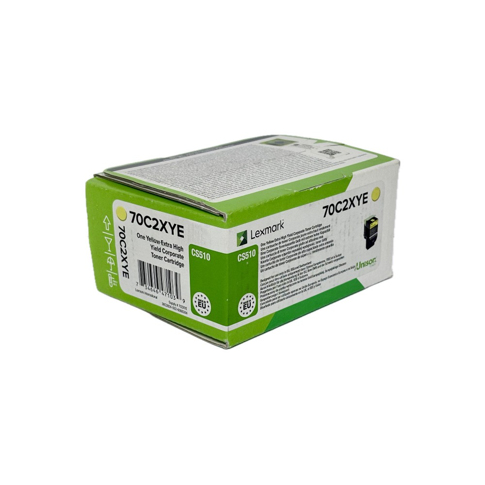 Lexmark Color Toner CS510, 70C2XYE, 702XYE, Yellow, Kapazität: ca. 4.000 Seiten Lexmark Color Toner CS510, 70C2XYE, 702XYE, Yellow, Kapazität: ca. 4.000 Seiten