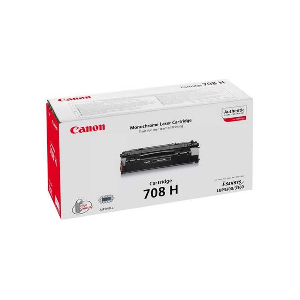 Canon Toner Cartridge 708H, 0917B002, Kapazität: ca. 6.000 Seiten Canon Toner Cartridge 708H, 0917B002, Kapazität: ca. 6.000 Seiten