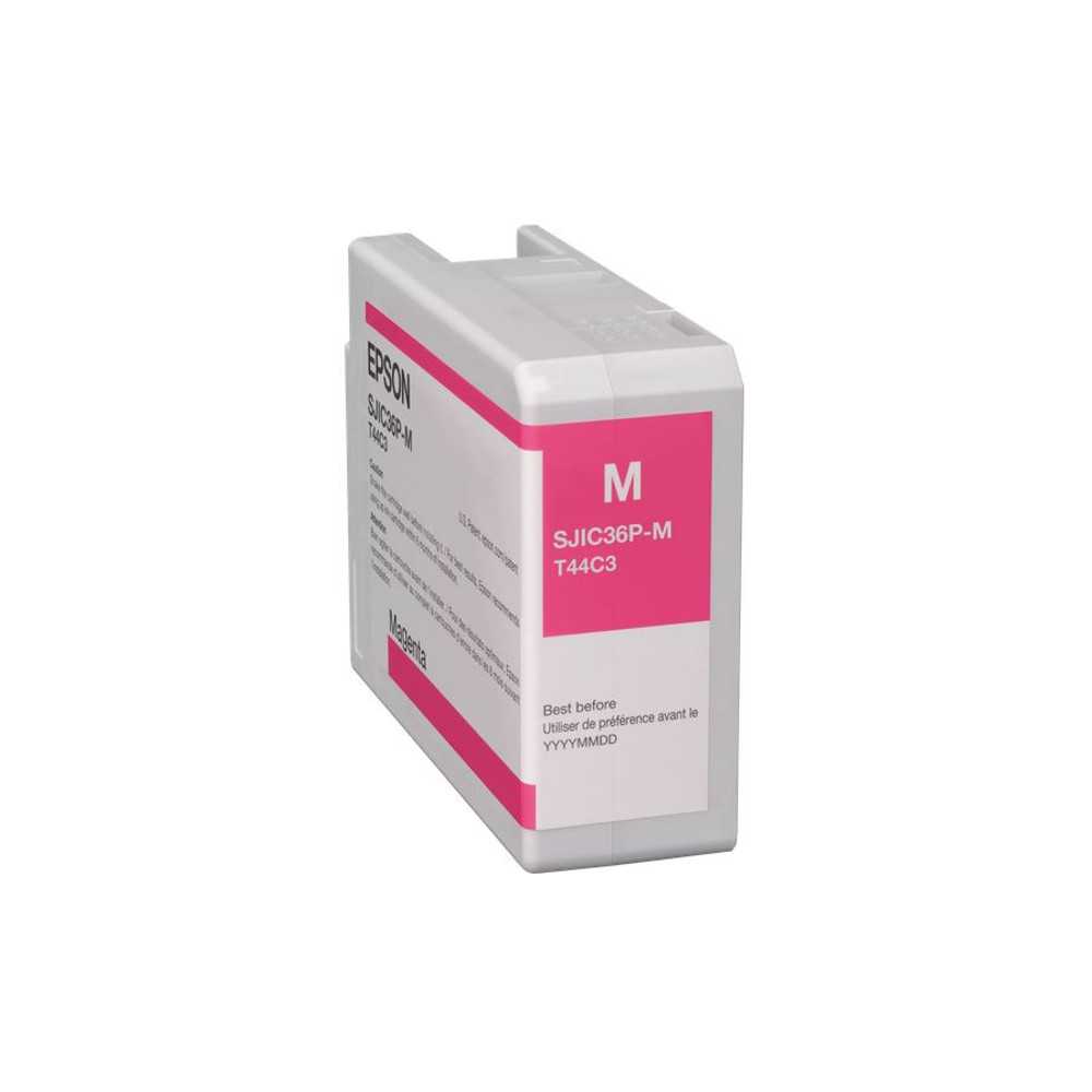 Epson Druckerpatrone SJIC36P-M, T44C3 Magenta, C13T44C340, Kapazität: 80 ml 2028 Epson Druckerpatrone SJIC36P-M, T44C3 Magenta, C13T44C340, Kapazität: 80 ml 2028