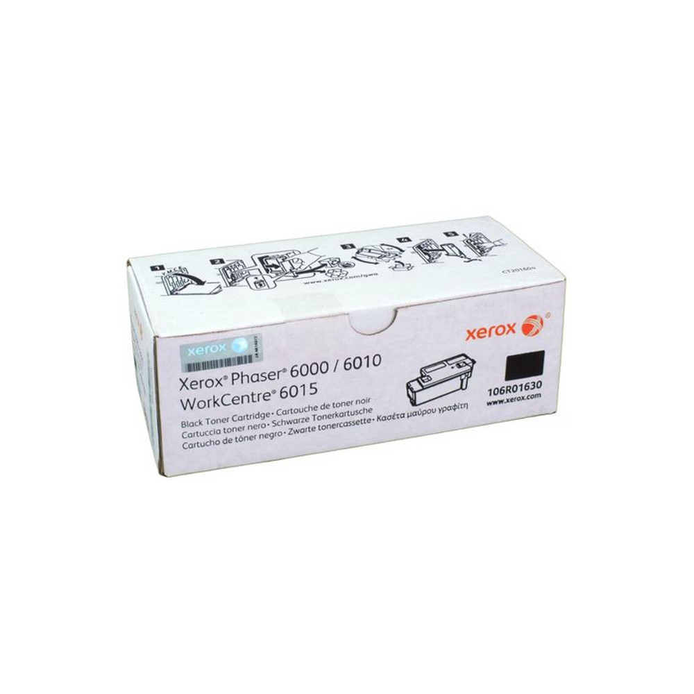 Xerox Color Toner Phaser 6000, 6010, WorkCentre 6015, 106R01630, Black, Kapazität: ca. 2.000 Seiten Xerox Color Toner Phaser 6000, 6010, WorkCentre 6015, 106R01630, Black, Kapazität: ca. 2.000 Seiten