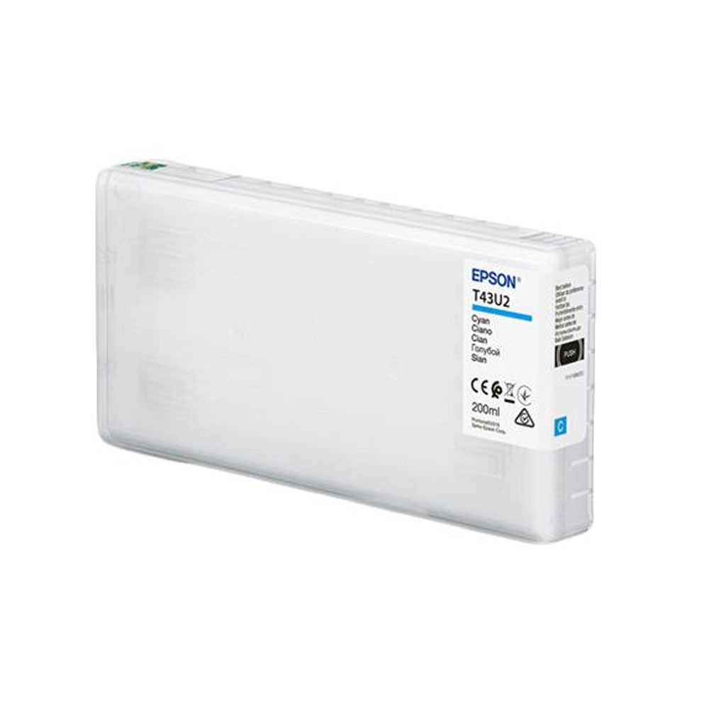 Epson Druckerpatrone SureLab SL-D800, T43U2 Cyan, C13T43U240, Kapazität: 200 ml, 2022 Epson Druckerpatrone SureLab SL-D800, T43U2 Cyan, C13T43U240, Kapazität: 200 ml, 2022