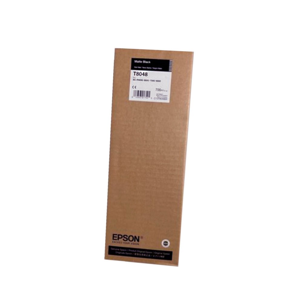 Epson Druckerpatrone T8048 Matte Black, C13T804800, Kapazität: 700 ml, 2024 Epson Druckerpatrone T8048 Matte Black, C13T804800, Kapazität: 700 ml, 2024