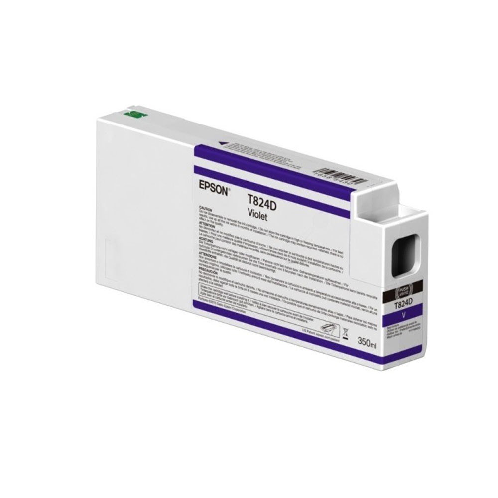 Epson Druckerpatrone T5824D Violet C13T824D00, Kapazität: ca. 350ml, 10/2024 Epson Druckerpatrone T5824D Violet C13T824D00, Kapazität: ca. 350ml, 10/2024