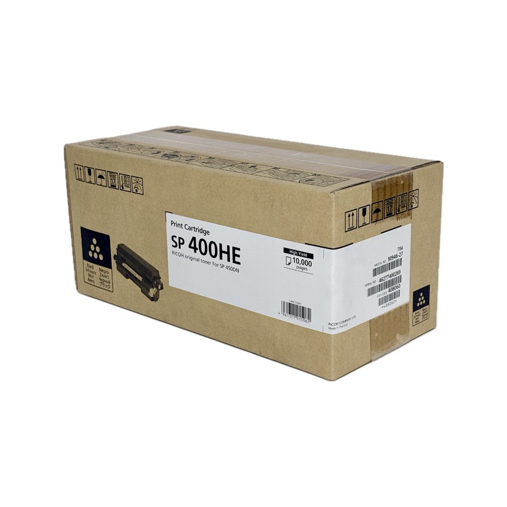 RICOH Toner SP 400HE, 408060, Kapazität: ca. 10.000 Seiten RICOH Toner SP 400HE, 408060, Kapazität: ca. 10.000 Seiten