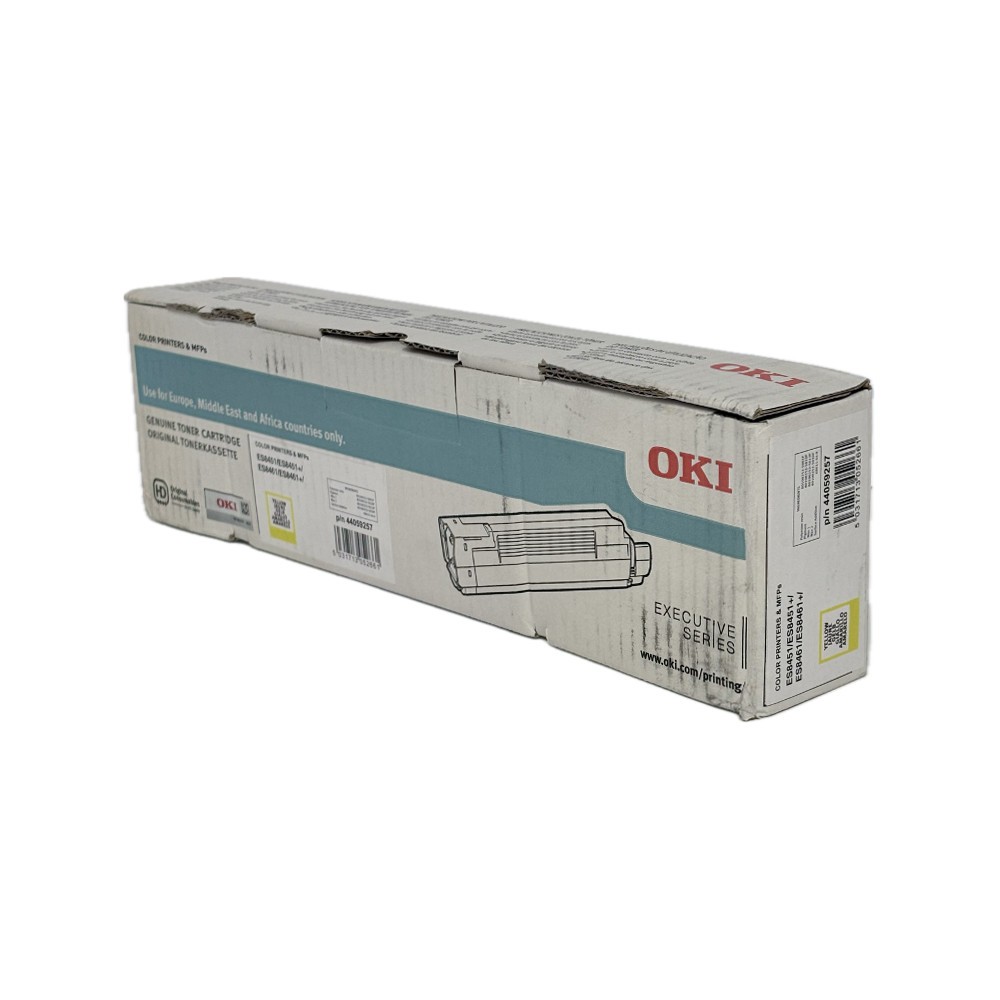 OKI Color Toner ES8451, ES8461, 44059257, Yellow, Kapazität: ca. 9.000 Seiten OKI Color Toner ES8451, ES8461, 44059257, Yellow, Kapazität: ca. 9.000 Seiten