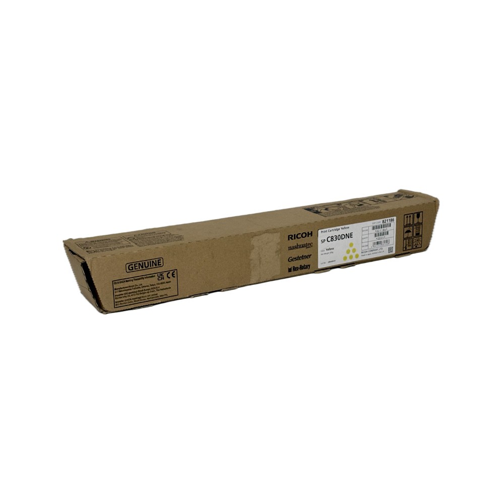 RICOH Color Toner SP C830DNE Yellow, 821186, Kapazität: ca. 16.000 Seiten RICOH Color Toner SP C830DNE Yellow, 821186, Kapazität: ca. 16.000 Seiten