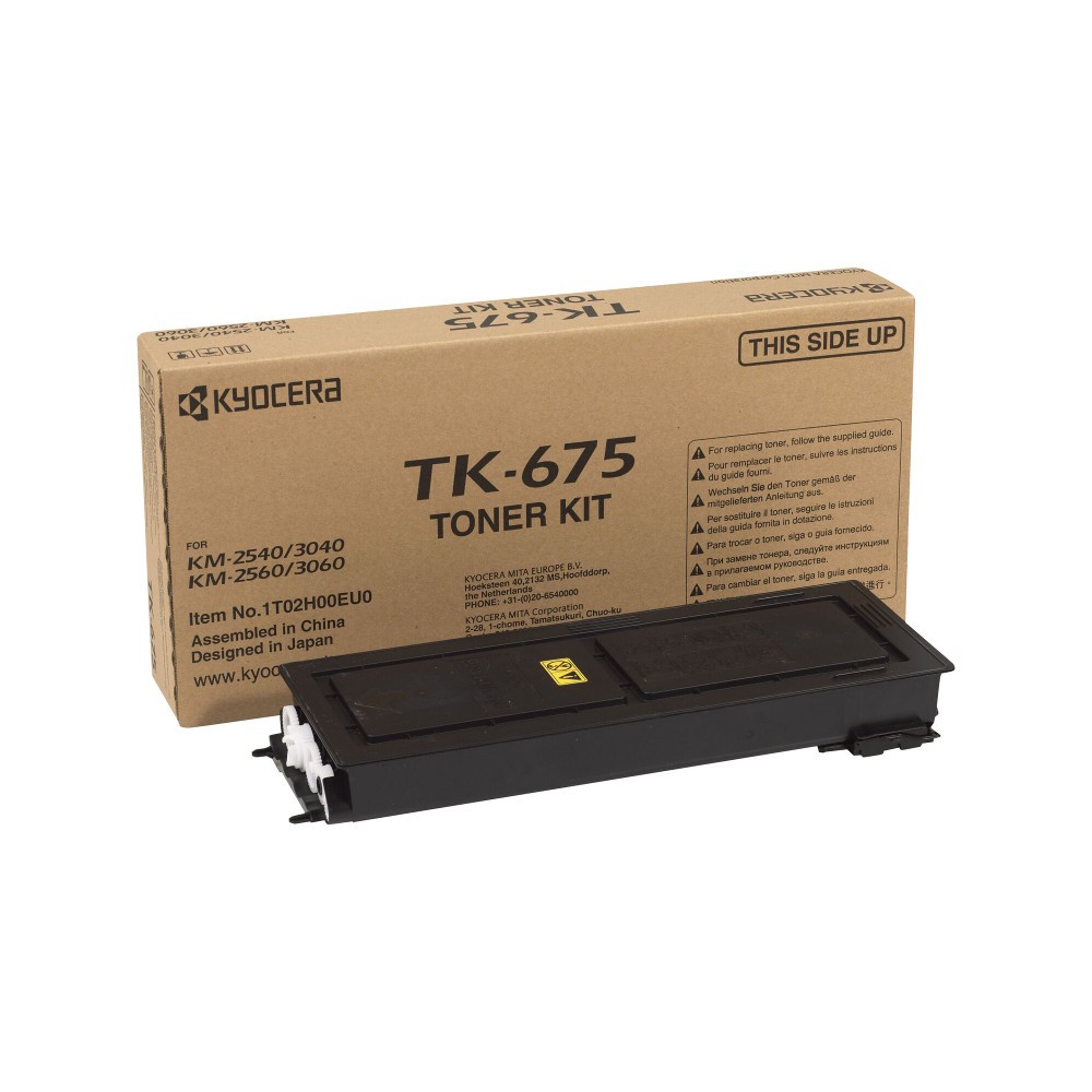 Kyocera Toner KM-2540, KM-2560, KM-3040, KM-3060, TK-675, 1T02H00EU0, Kapazität: ca. 20.000 S. Kyocera Toner KM-2540, KM-2560, KM-3040, KM-3060, TK-675, 1T02H00EU0, Kapazität: ca. 20.000 S.