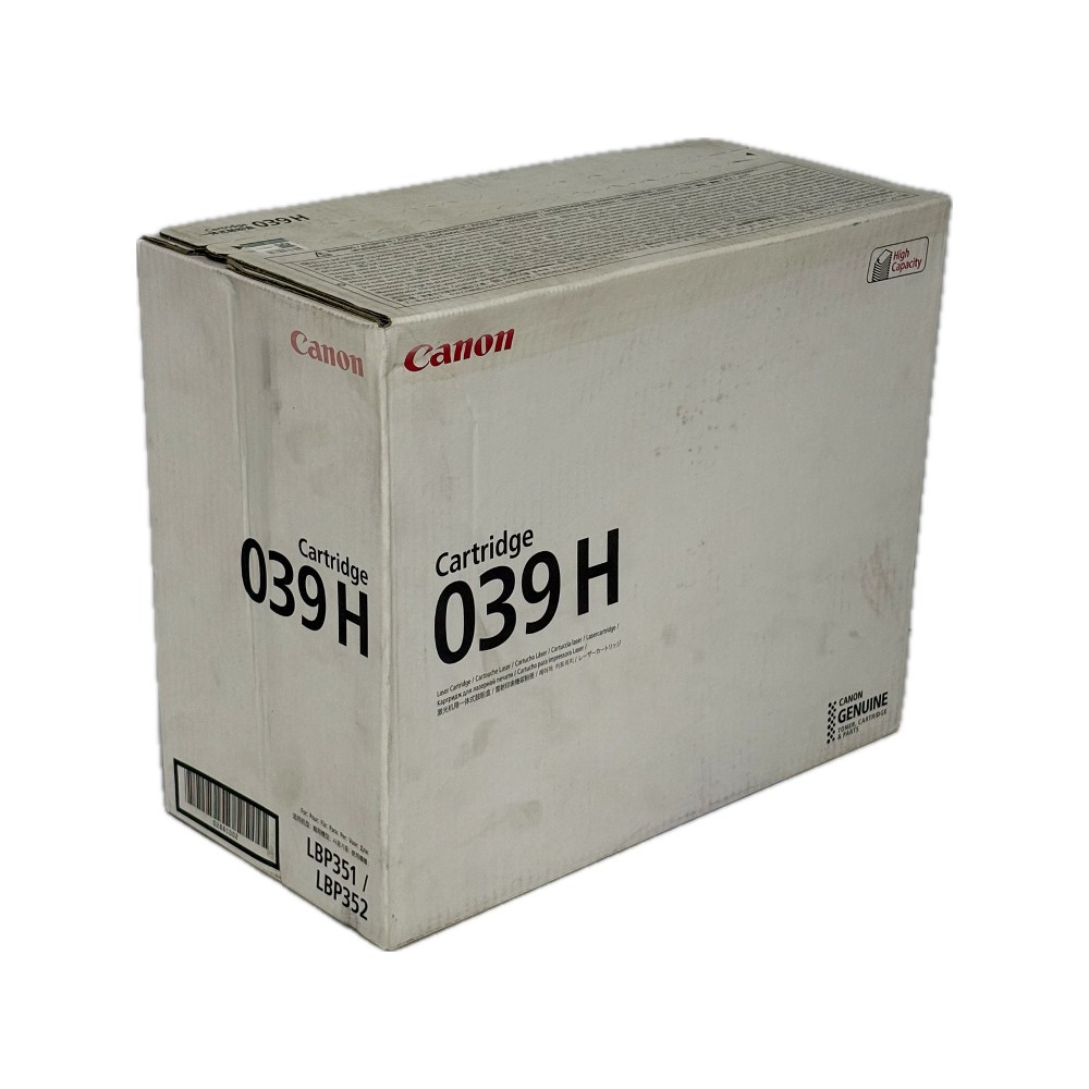 Canon Toner Cartridge 039H, 0288C001, 0288C002, Kapazität: ca. 25.000 Seiten Canon Toner Cartridge 039H, 0288C001, 0288C002, Kapazität: ca. 25.000 Seiten