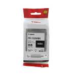 Canon Druckerpatrone PFI-102MBK, Matte Black/Mattschwarz, 0894B001, Kapazität: 130 ml, 2014