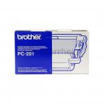 Brother Mehrfachfarbbandkassette Thermotransferrolle PC-201, Kapazität: ca. 420 Seiten