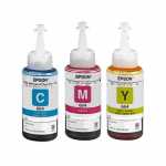 3 x Epson Druckertinten 664 CMY T6642 T6643 T6644, Kapazität: 3x 70 ml, 2020-2024