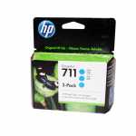 HP Druckerpatrone Nr. 711 Cyan 3er Pack (CZ134A) 2023