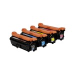 HP Toner Set 504X Black + 504A Cyan Yellow Magenta CE250X CE251A CE252A CE253A (Umpackware)