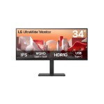 LG 34BA75QE-B 34 Zoll Curved Monitor (86,7cm) UWQHD, 5ms, IPS, HDMI, DP, USB-C, LAN
