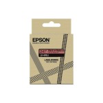 Epson LabelWorks Beschriftungsband LK-6RBJ, C53S672073, 24 mm x 8 m, schwarz auf matt rot